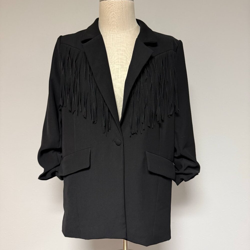 Strut & Bolt Fringe Blazer - Picture 2 of 9